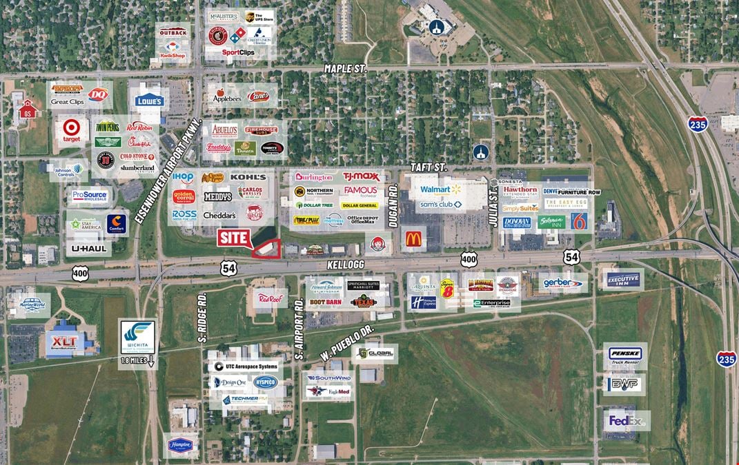 RETAIL SPACE AVAILABLE WITH KELLOGG FRONTAGE