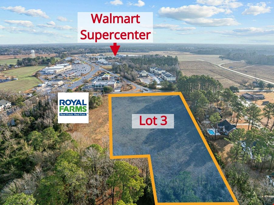 Royal Farms Shadow Outparcel Self Storage Build-to-Suit NC Hwy 11 & 41 Wallace NC