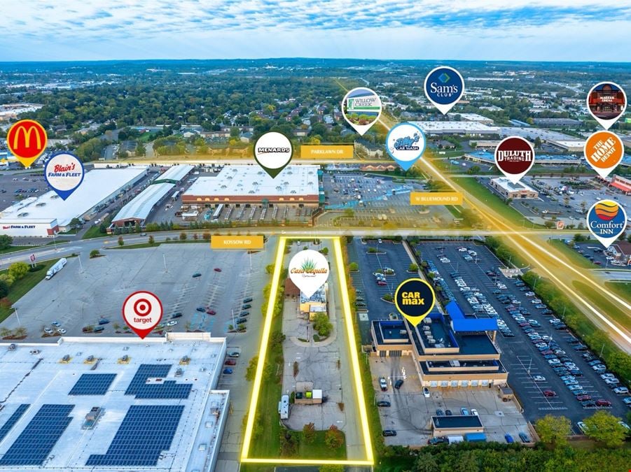 High-Visibility Restaurant Property W/ Drive-Thru I Waukesha, WI I Sale or Lease