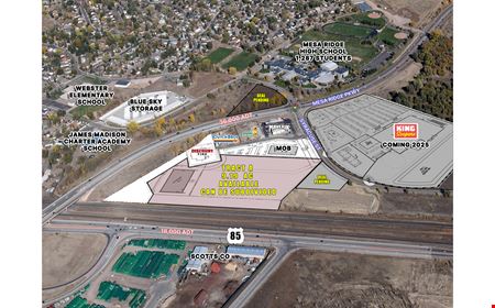 Preview of Retail space for Rent at Mesa Ridge Parkway and Syracuse Street - SWC