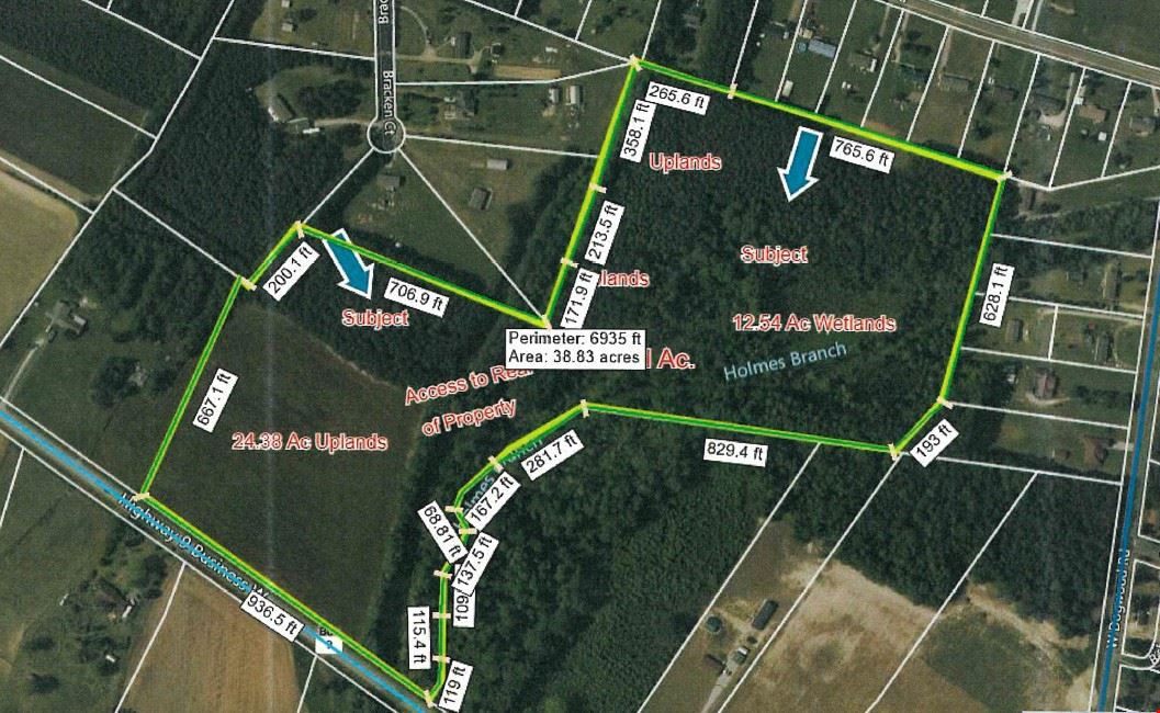38.8 Acres Highway 9 Business W
