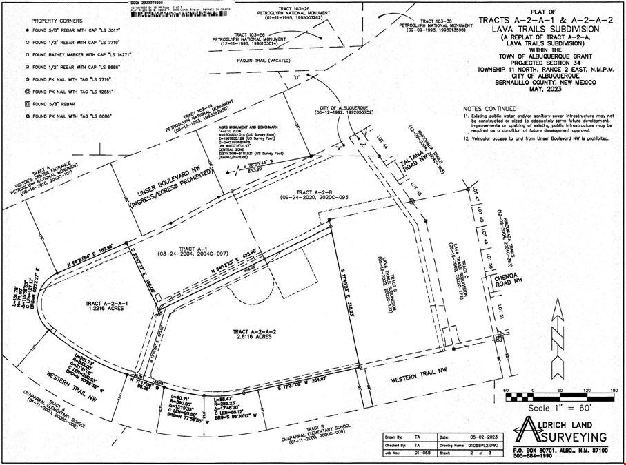Unser Blvd NW and Western Trail NW