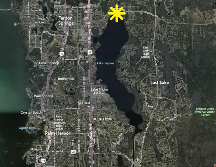 1± Acre Lake Front Land in Tarpon Springs