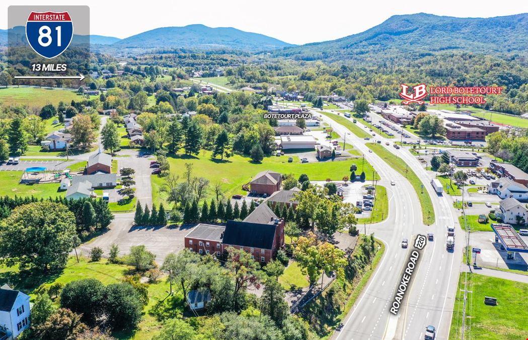 Corner Property Daleville, VA Adaptable 1540 Roanoke Road, Daleville, VA