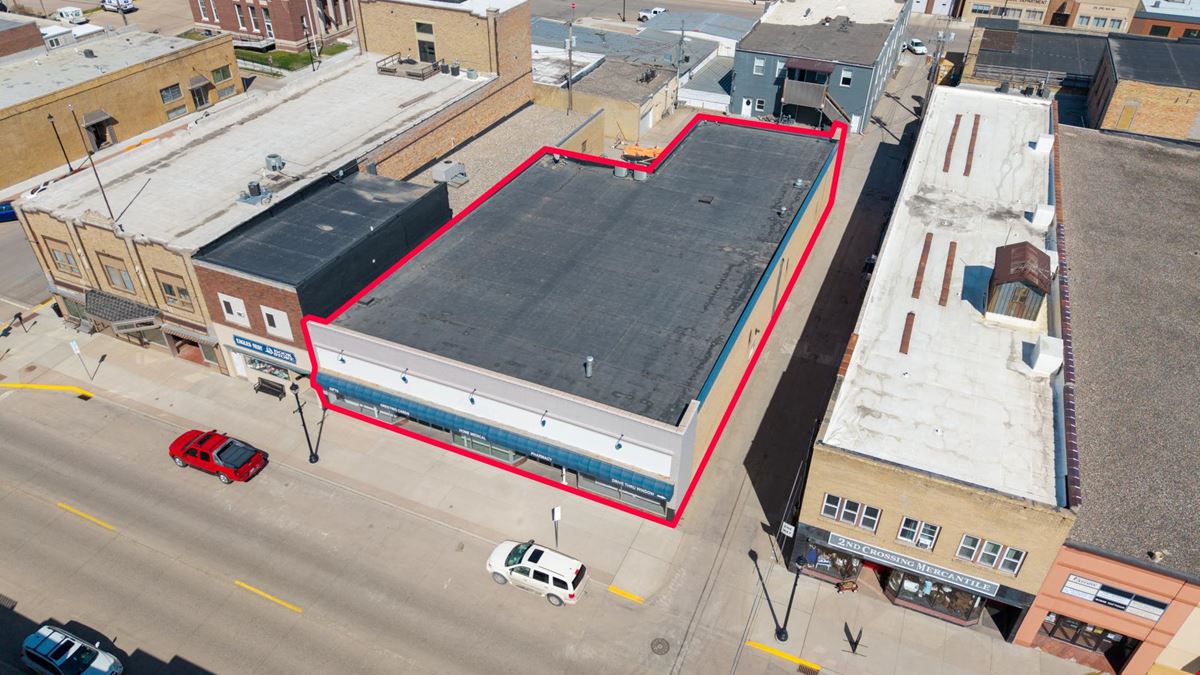 Prime Downtown Valley City | 75' Central Ave Frontage | Drive-Thru | Flexible Retail/Commercial