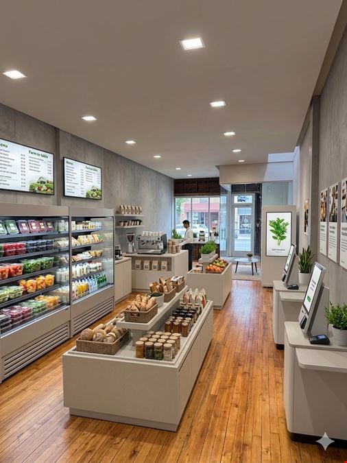 1,000 SF | 4707 Church Avenue | Brand New Vanilla Box with 1,000 SF Basement + Backyard for Lease