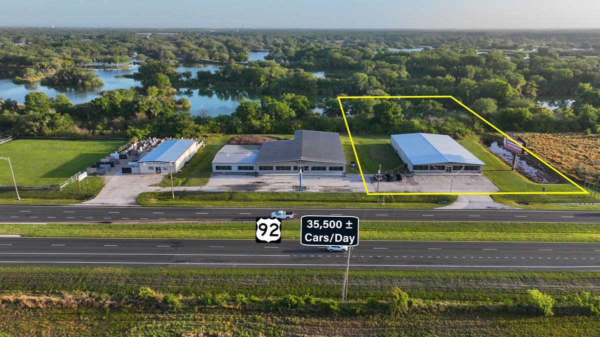 10,800 SF Retail-Warehouse on 3.12 Acres Zoned LCC - Lakeland