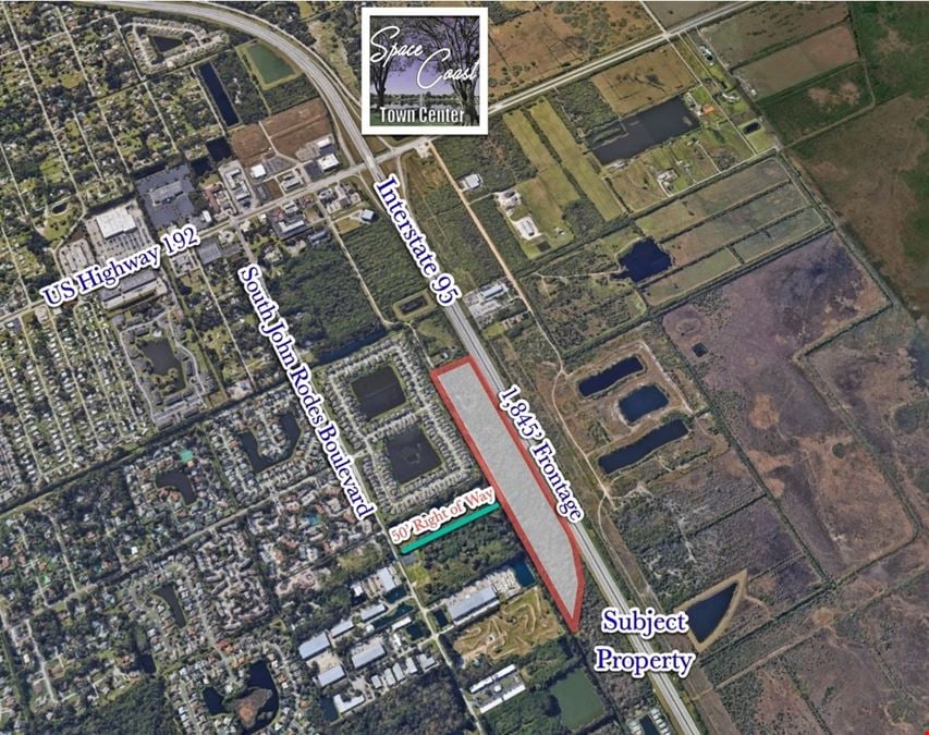 I-95 and Coastal Lane 25.009 Ac.  M-2 Heavy Industrial City of West Melbourne FL