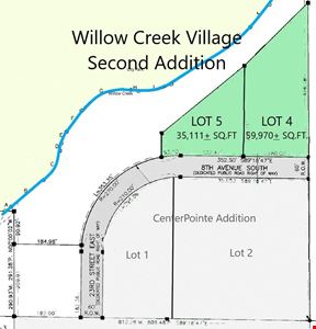 LOTS 4-5 WILLOW CREEK VILLAGE 2ND ADDITION CITY LANDS 33-117-52