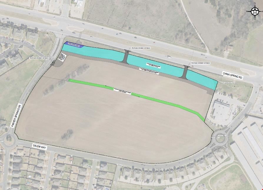 Commercial land on China Spring Road
