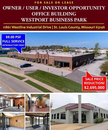 Preview of Office space for Rent at 11861 Westline Industrial Drive