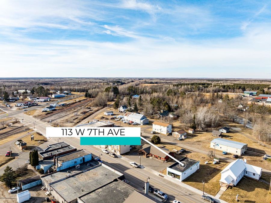 Solid Retail Location|113 W 7th Ave Floodwood, MN 55736