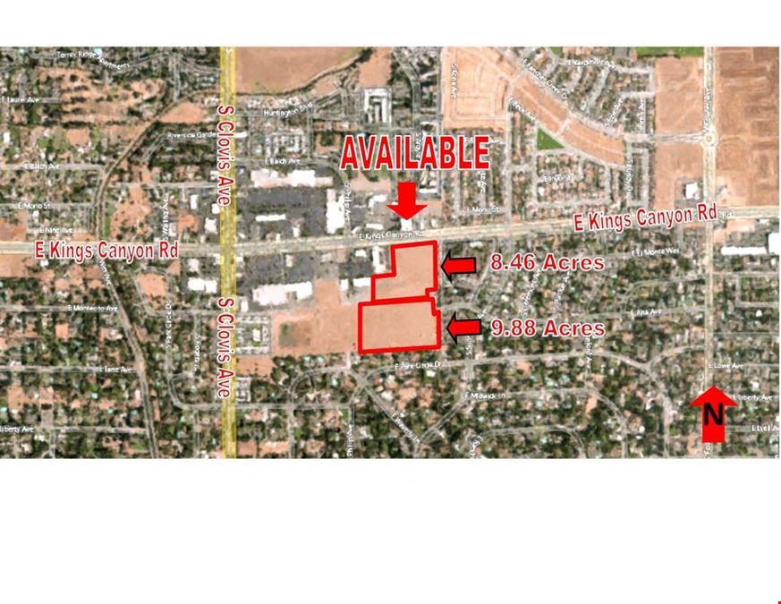 2 Parcels of ±18.34 Acres of Commercial Land Available