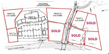 Preview of VacantLand space for Sale at Hwy 74 & Carriage Oaks Dr.