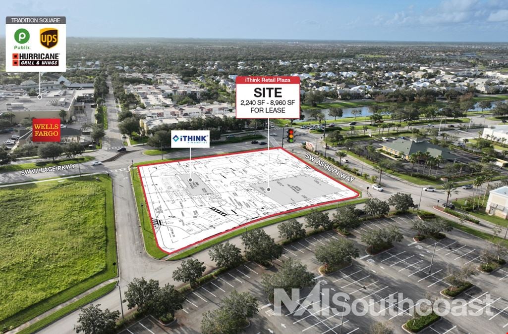 Retail Plaza 2,240 SF - 8,960 SF