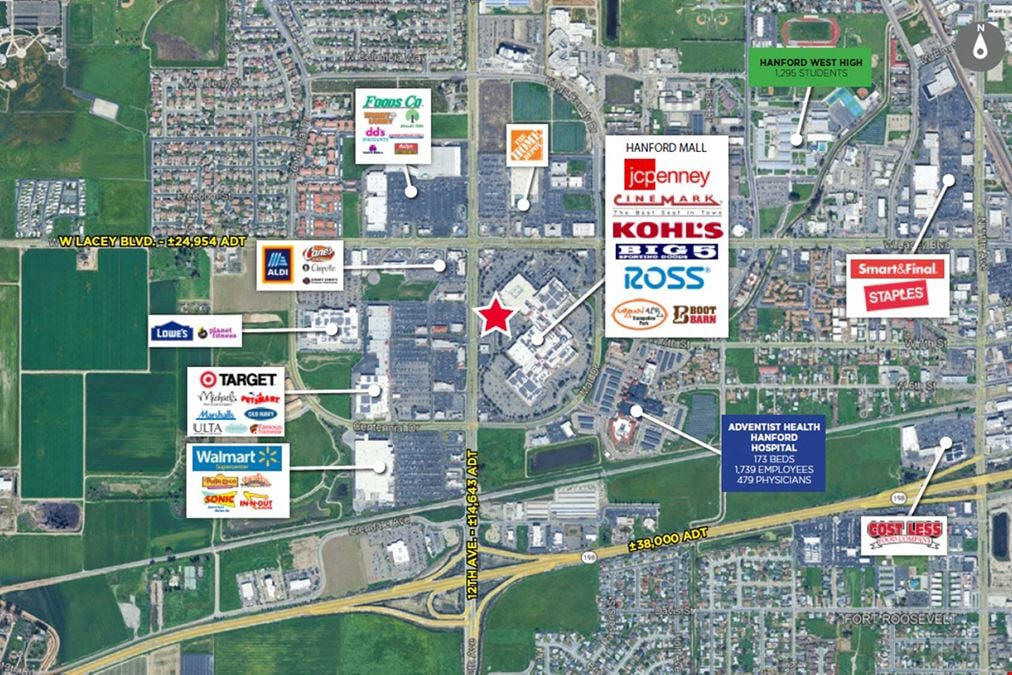 Hanford Mall Shopping Center