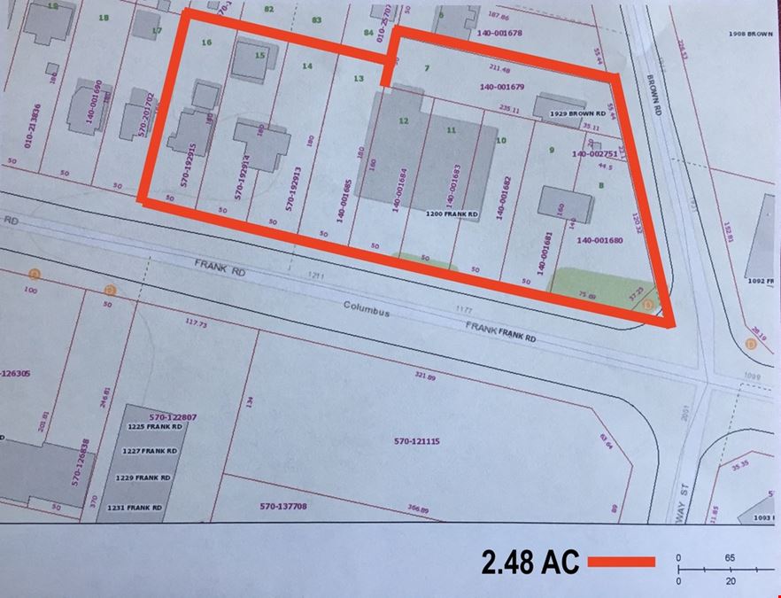 Frank & Brown Rd. Development Opportunity
