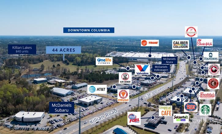 ±44-Acre Development Opportunity in Bustling Killian Corridor | Columbia, SC