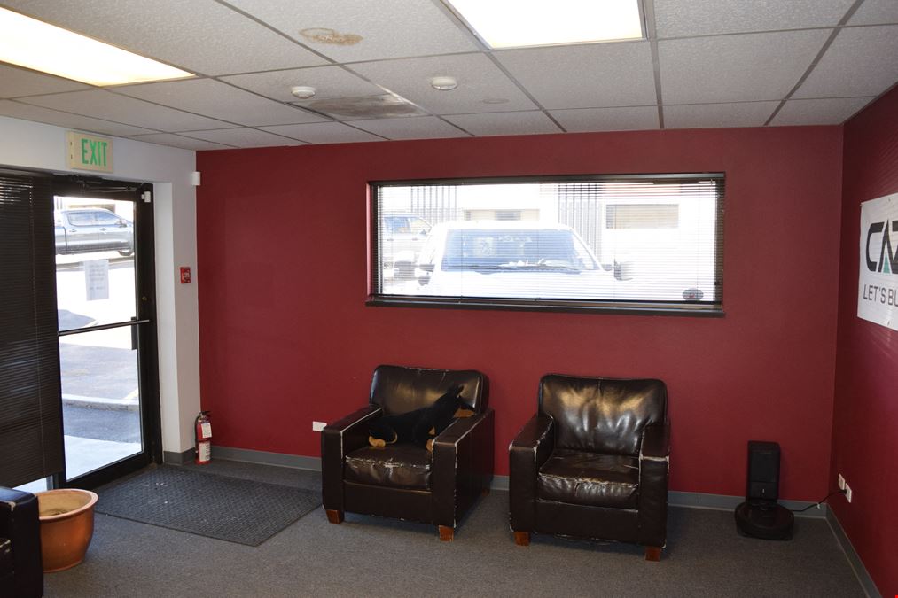 3,300 SF Warehouse space with an oversized drive-in door