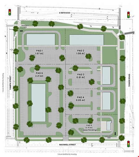 Preview of commercial space at 56th Avenue & Tower Road