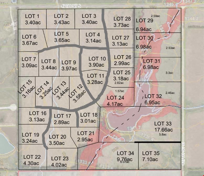 East 127th ST and 47th St South, Sedgwick County 156 acres