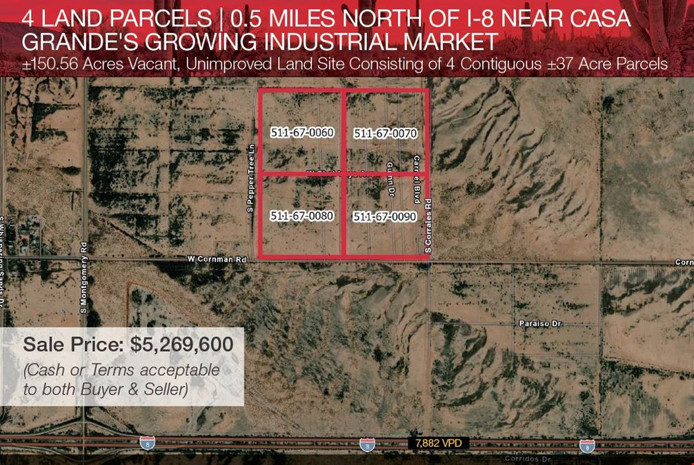 ±150.56 AC NWC Cornman & Corrales Rd