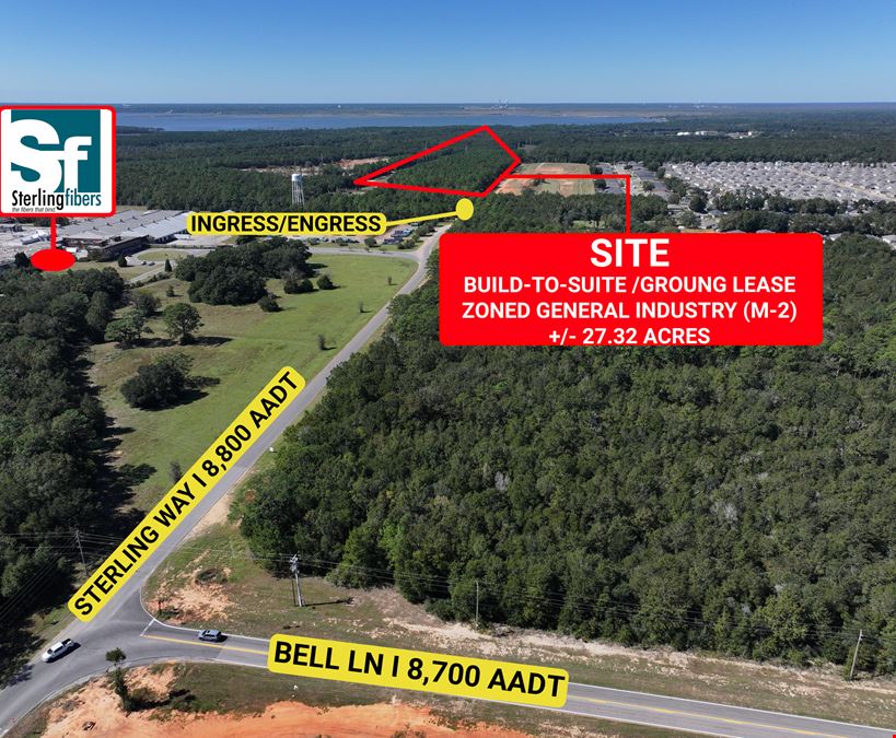 +/- 27.32 ACRES OF INDUSTRIAL LAND