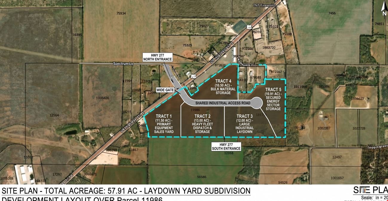 For Lease / 1.00 - 57.91 Acres