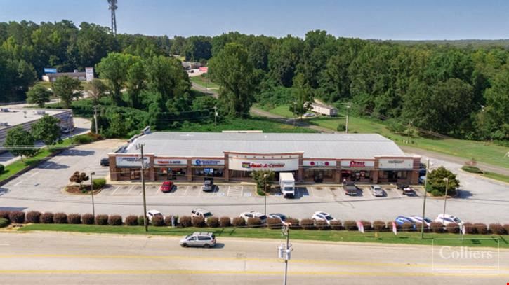 Retail Shopping Center on Main Street in Laurens, SC