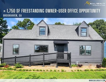 ± 1,750 SF Freestanding Owner-User Office Opportunity - Brookhaven