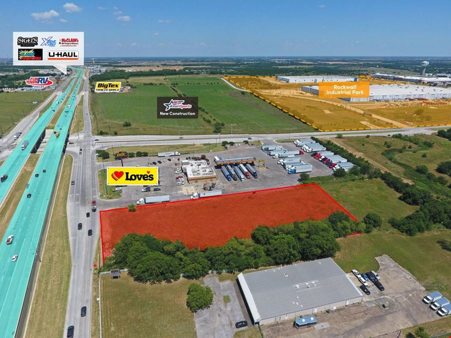 Land for Sale on Interstate 30 in Rockwall