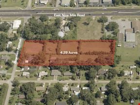 4.29 acres 100 yards from E Nine Mile Road