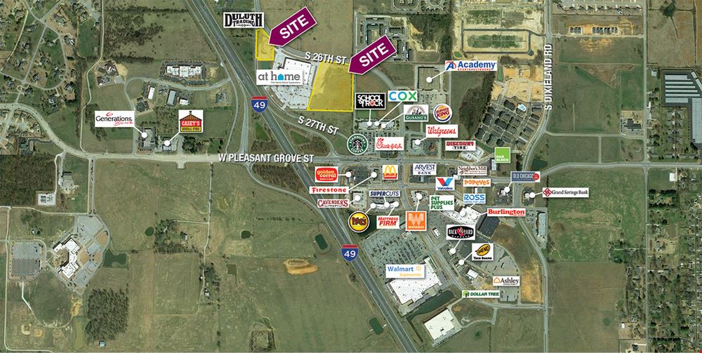 At Home-Owned Surplus Retail Development Land