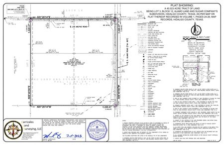Preview of VacantLand space for Sale at 0 S. Alamo Road & Las Milpas Road