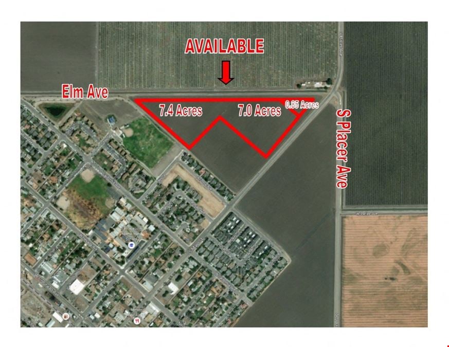 Prime Multi Family Development Land in Growing San Joaquin, Ca Area