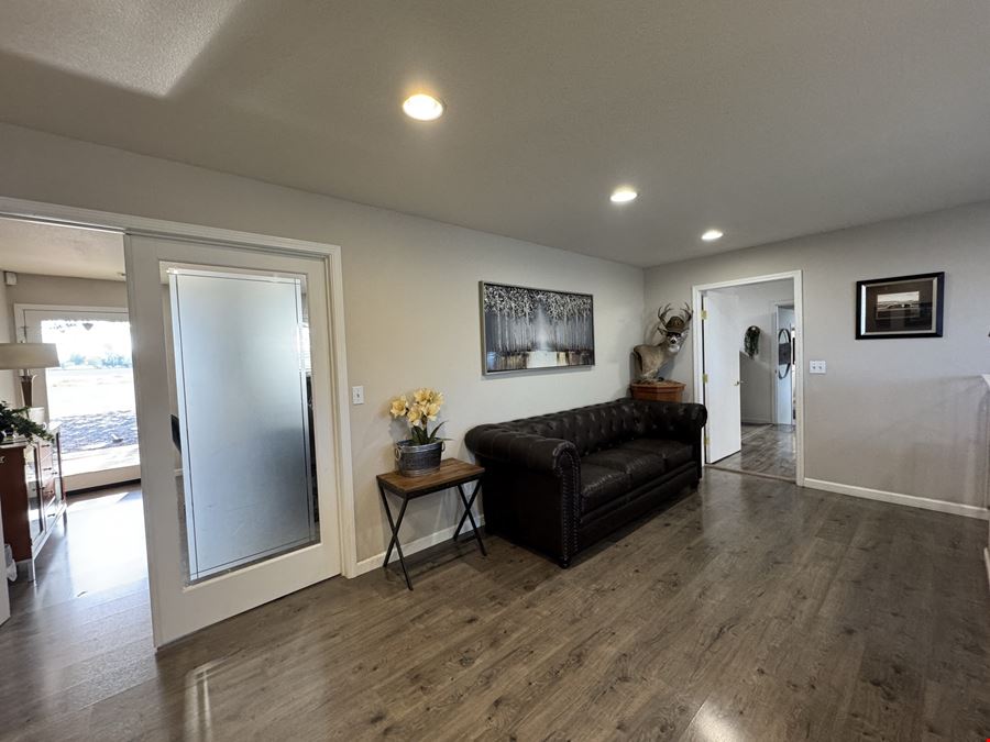 Affordable office with fenced yard space