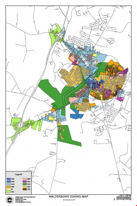 SC Interstate I-95 Corridor Centric 49.8 AC Industrial/Distribution/IOS at I-95 Exit 53 | SUBDIVIDABLE - IICD ZONED