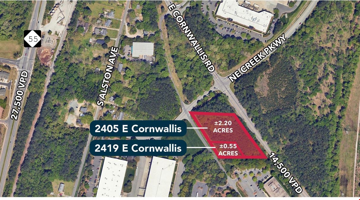 2405 & 2419 E Cornwallis Rd