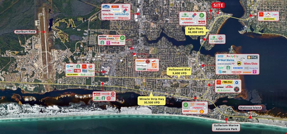 Preview of Retail space for Rent at 710 EGLIN PKWY NE