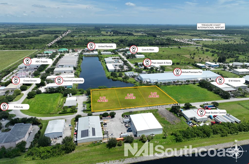 3 Industrial Lots - For Sale