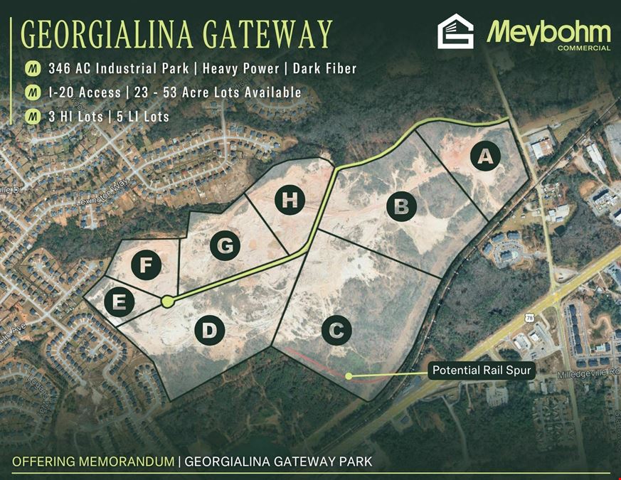Georgialina Gateway Park | 346 Acres of Development Land