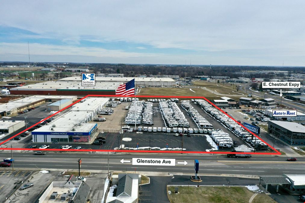 43,434 SF on 7.28 Acres Zoned HC in NE Springfield