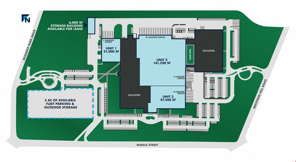 Up to 223,250 SF of Customizable & Demisable Industrial Space