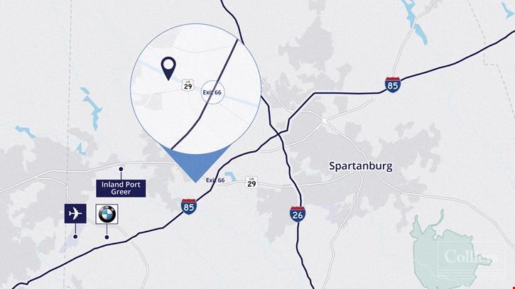 Secure IOS Lot with Warehouse Available on Hwy 29 at I-85