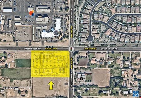 Preview of Retail space for Rent at Greenfield Rd & Queen Creek Rd | SWC