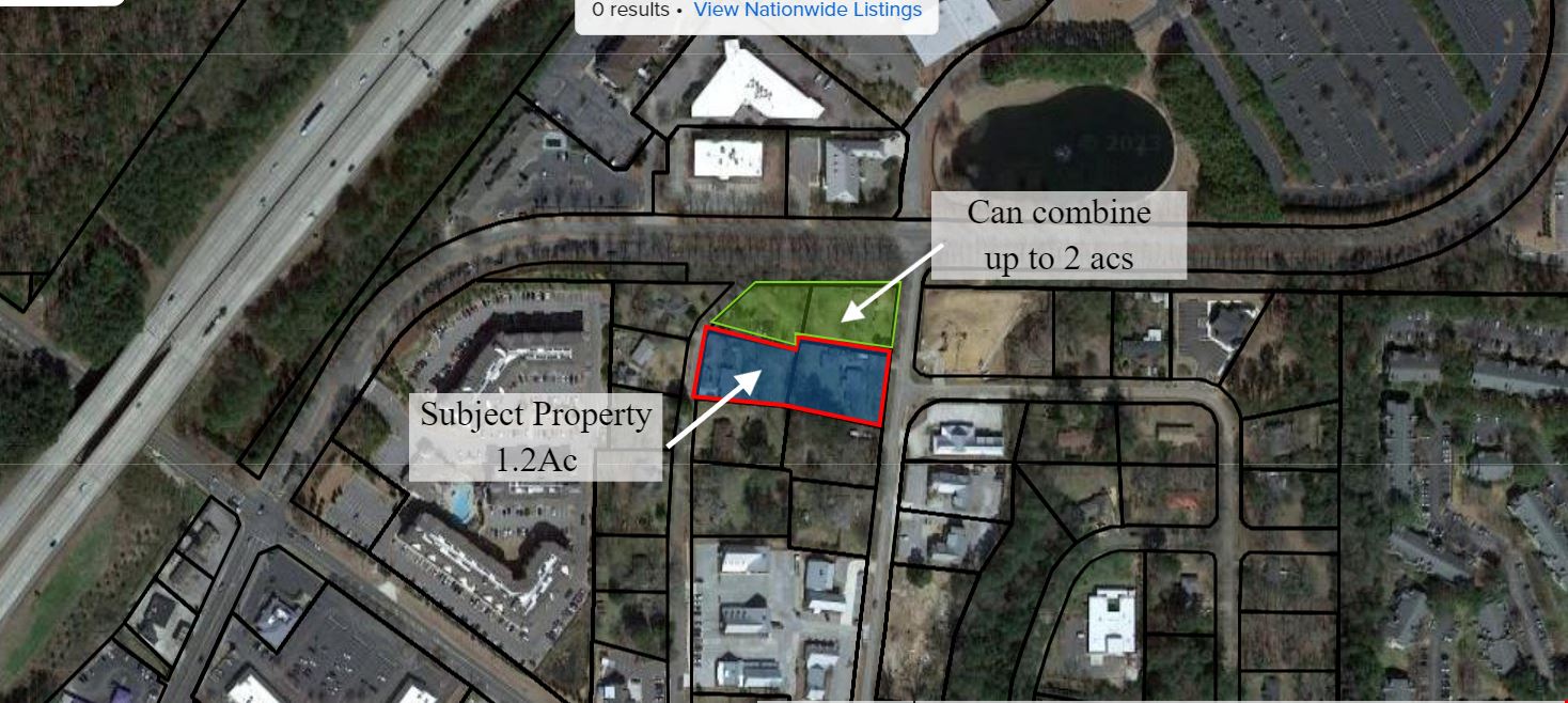 1.2ac Proposed Commercial Lot