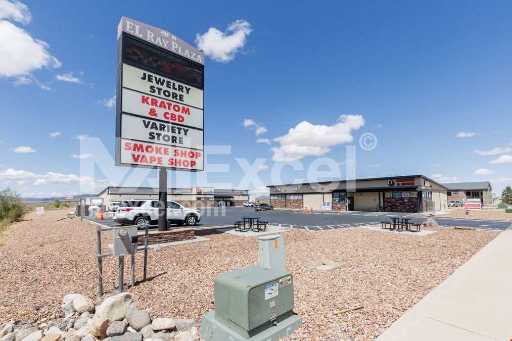 Signalized Corner Two Retail or Industrial Buildings