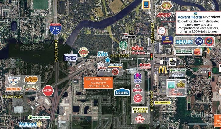 Preview of Retail space for Rent at 10209 Gibsonton Dr