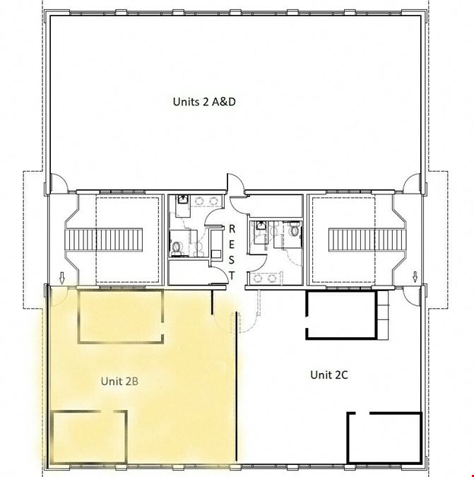 850 Courtland Street - Unit 2B and Unit 1B & 1C For Lease