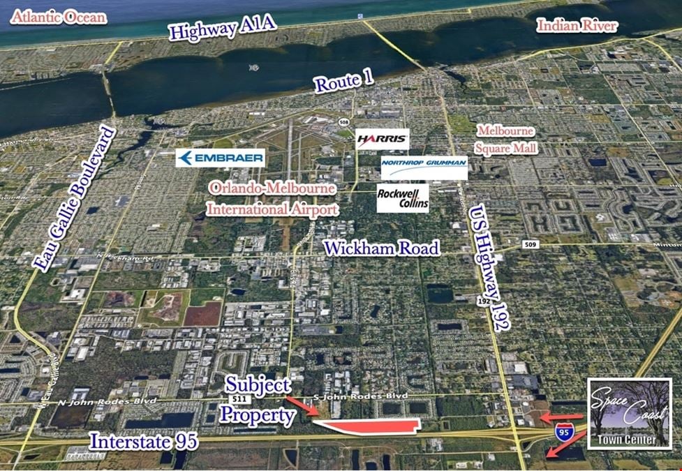 I-95 and Coastal Lane 25.009 Ac.  M-2 Heavy Industrial City of West Melbourne FL